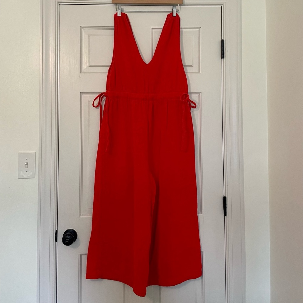 Madewell Gauze Coverup Jumpsuit L